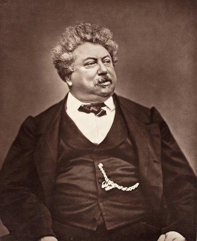 Alexandre Dumas Fransız romancı ve oyun yazarı, 1802-1870, c. 1876. by Etienne Carjat