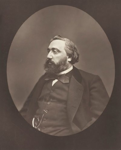 Gambetta, c. 1876. by Etienne Carjat
