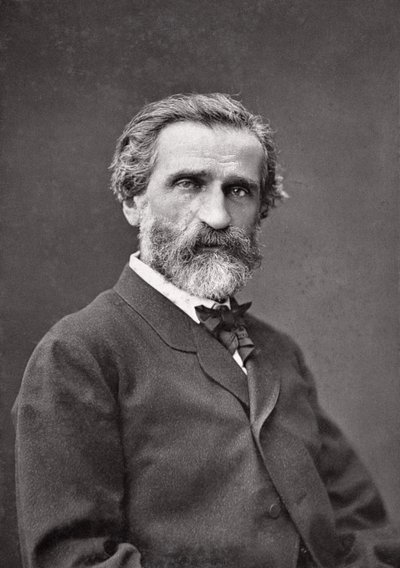 Giuseppe Verdi (1813-1901) 1877 (ayrıca bkz. 124001) by Etienne Carjat