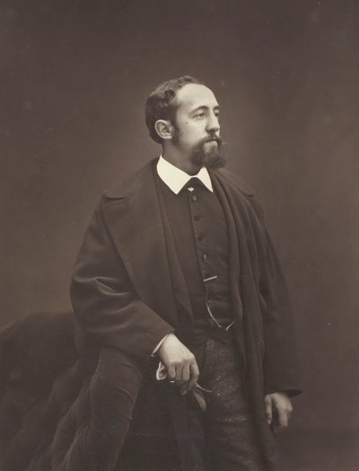 Jules Claretie, c. 1876. by Etienne Carjat