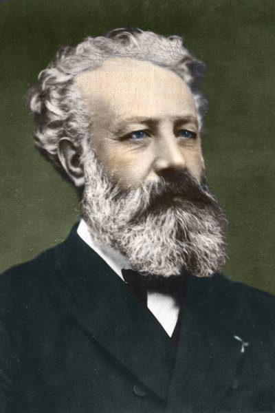 Jules Verne (1828-1905), Fransız yazar, Carjat tarafından by Etienne Carjat