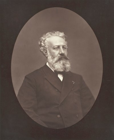 Jules Verne, c. 1876. by Etienne Carjat