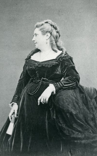 Marie Daubrun (s/b fotoğraf) by Etienne Carjat