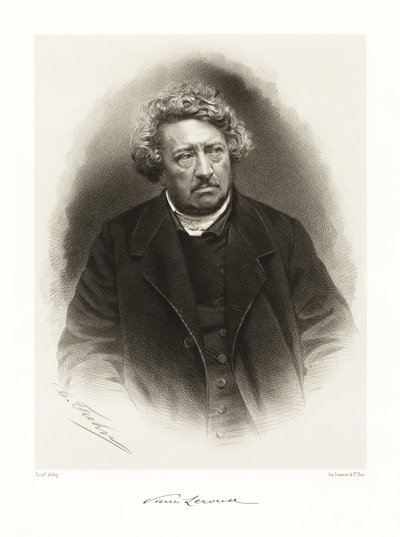 Pierre Henri Leroux, 1865-66 by Etienne Carjat