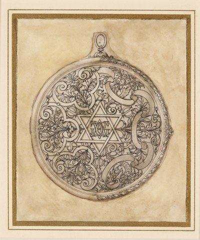 16. yüzyılın ortalarında bir kolye mücevher tasarımı by Etienne Delaune