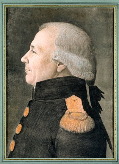 Bir Subayın Portresi (kağıt üzerinde pastel) by Etienne Esperance Bouchardy