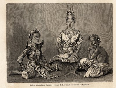 Siyam dramatik sanatçıları, Henri Mouhot