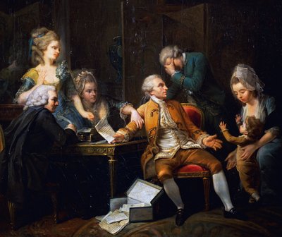 Kırık sözleşme, resim Jeaurat Etienne (1699-1789), Fransa by Étienne Jeaurat