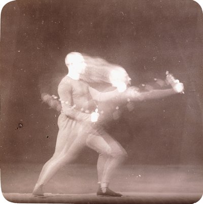 Bir Boksörün Hareketlerinin Kronofotoğraf, 1890 dolayları by Etienne Jules Marey