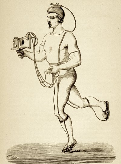 Runner, Popular Science Monthly, pub.1875