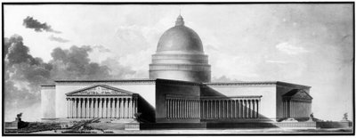 Metropol, cepheler - E.L. Bulle. by Etienne Louis Boullee