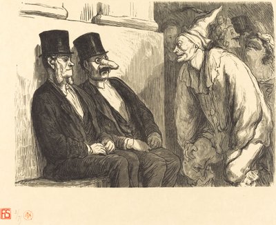 Opera Ball: Çok eğleniyorsun! by Etienne after Honoré Daumier