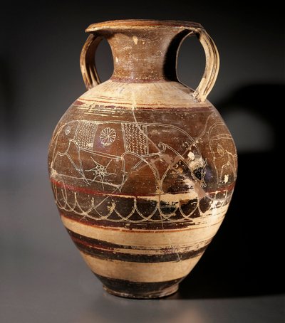 Etrüsk sanatı: Cappi ressamının amfora dekoru by Etruscan