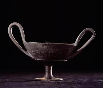 Etrüsk uygarlığı: kantharos by Etruscan