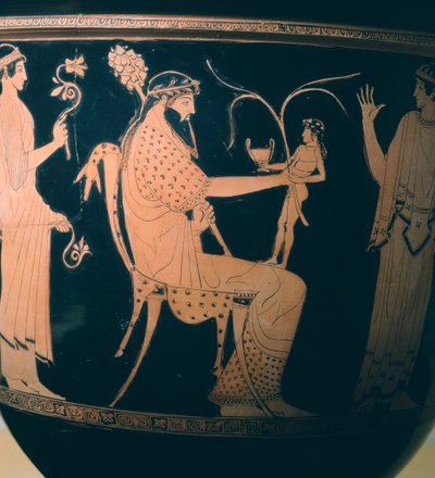 Altamura Ressamı tarafından Krater (büyük vazo), Dionysos