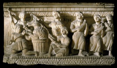 Etrüsk sanatı: “” Ulysses ve arkadaşları Circe ile karşılaşmaları sırasında”” (Odyssee d