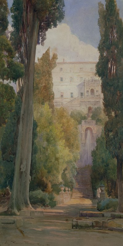 Villa dEste, Tivoli by Ettore Roesler Franz