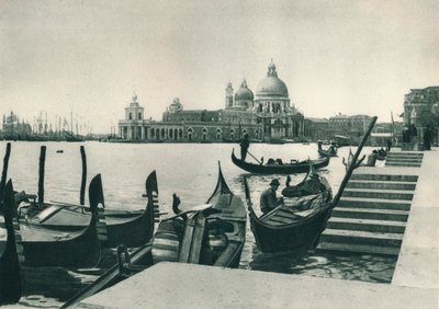 Santa Maria della Salute ve Dogana Kilisesi, Venedik, İtalya, 1927. by Eugen Poppel
