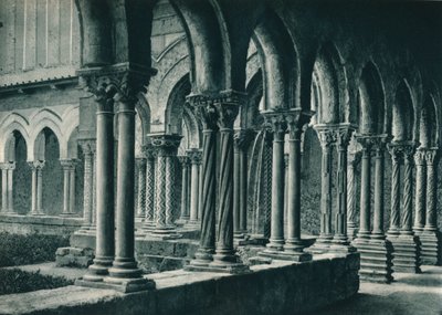 Benedictine Manastırı Manastırı, Monreale, Sicilya, İtalya, 1927 by Eugen Poppel