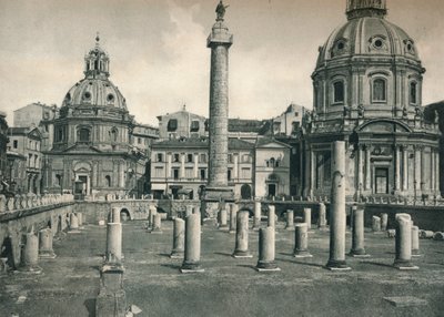 Trajan Forumu, Roma, İtalya, 1927 by Eugen Poppel