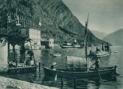 Limone sul Garda Limanı, İtalya, 1927 by Eugen Poppel