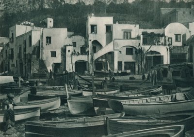Marina Grande, Capri, İtalya, 1927 by Eugen Poppel