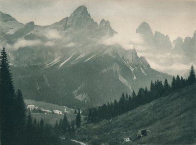 Pala Grubu, San Martino di Castrozza, Dolomites, İtalya, 1927 by Eugen Poppel