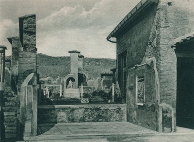 Foruma çıkan sokak, Pompeii, İtalya, 1927 by Eugen Poppel