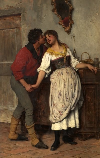 Kabul edildi, 1887 by Eugen von Blaas