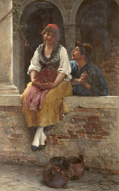 Teklif, 1887 by Eugen von Blaas