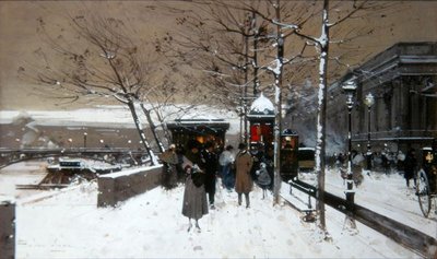Gırgır rıhtımı by Eugene Galien Laloue