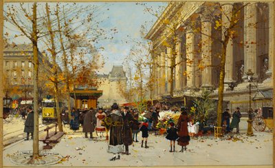Çiçek Yürüyüşü (guaj) by Eugene Galien Laloue