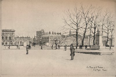 Place de lInstitut, 1915 by Eugene Bejot