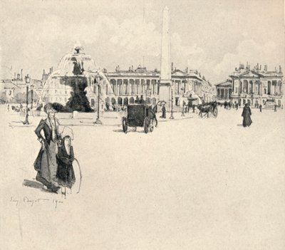 Concorde Meydanı, 1915 by Eugene Bejot