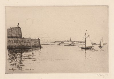 Dinard'dan Görüntülenen Saint-Malo by Eugene Bejot