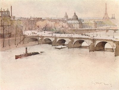Pont Neuf, 1915 by Eugene Bejot