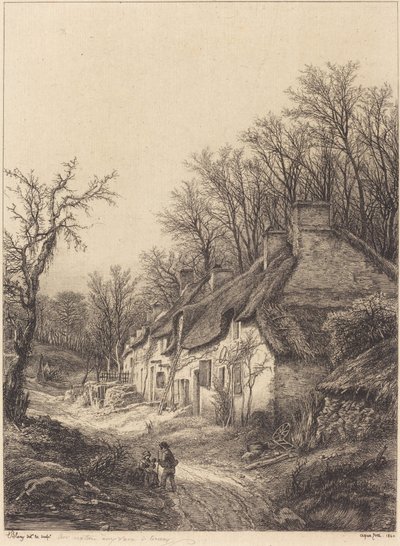 Kışın Kulübeler by Eugene Bléry