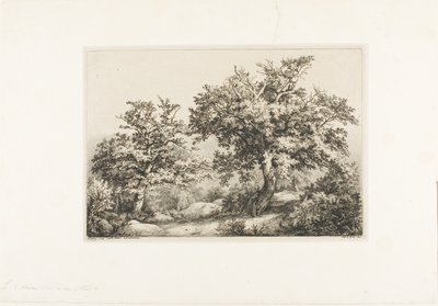 İki Meşe, Fontainebleau by Eugene Bléry