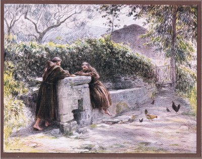 Çeşmede Aziz Francis ve Friar Masseo
