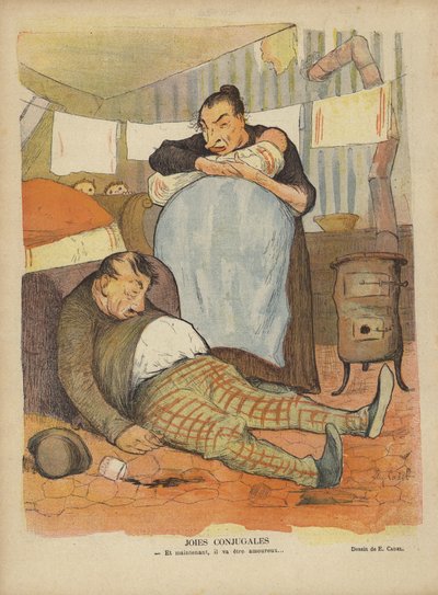 Le Rire için İllüstrasyon by Eugene Cadel