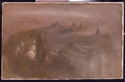 Aurora (tuval üzerine yağlıboya) by Eugène Carrière