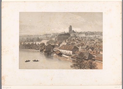 Bern Berne'den görünüm (nesne üzerine başlık) İsviçre ve Savoy'dan görünümler (dizi başlığı) La Suisse et la Savoie (nesne üzerine dizi başlığı) by Eugene Ciceri