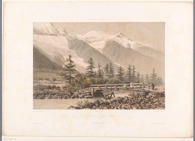 Arve Nehri ile Chamonix Vadisi