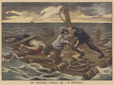 Yeni bir Medusa Salı (renkli lito) by Eugene Damblans