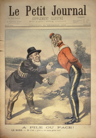 Yazı tura! The Boer:- Yazıysa sizin için!, Le Petit Journal