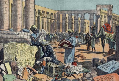 Jean Francois (Jean-Francois) Champollion (1790-1832), Fransız bir mısırbilimci, Thebes