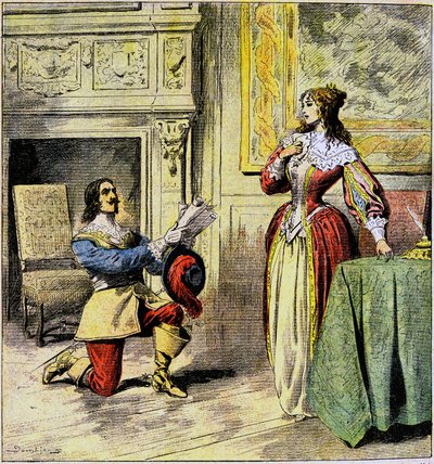 Artagnan Silahşörü, mektuplarını iade etmek için Avusturya Kraliçesi Anne