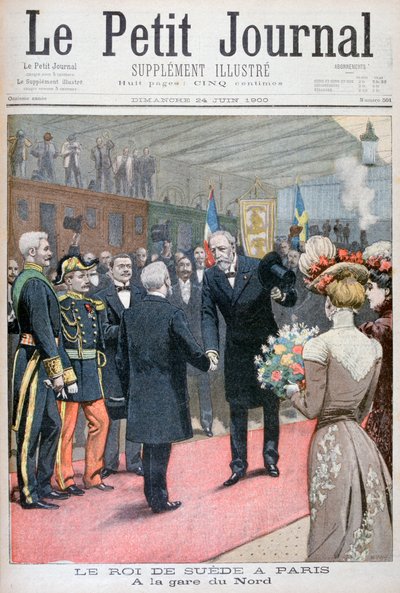 İsveç kralının Paris ziyareti, 1900. by Eugene Damblans