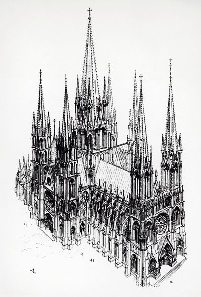 Eugene Emmanuel Viollet-le-Duc (1814-1879) tarafından 11. yüzyıldan 16. yüzyıla kadar Fransız Mimarisi Sözlüğü