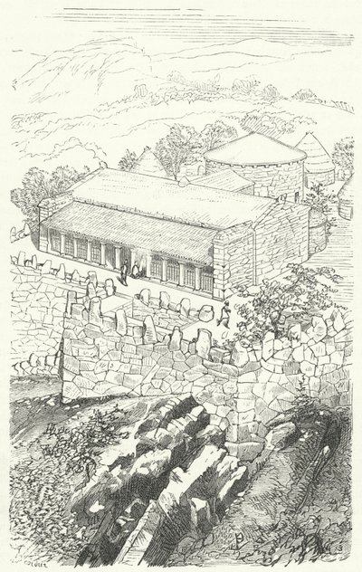 Bir Pelasg soylusunun Evi by Eugene Emmanuel after Viollet le Duc